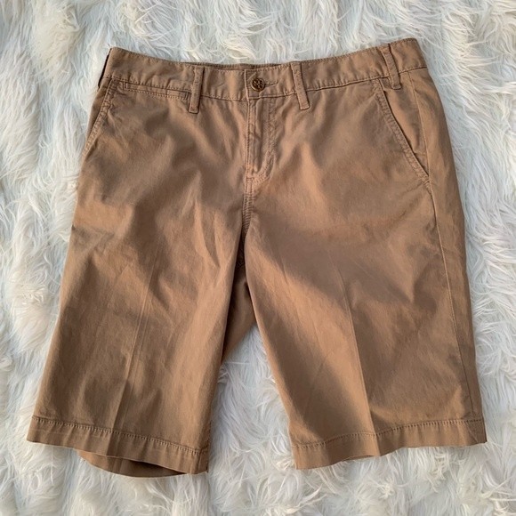 Tory Burch Chino Bermuda Shorts, Size 27 - Picture 2 of 7